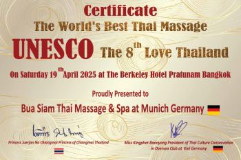 Auszeichnung Bua Siam